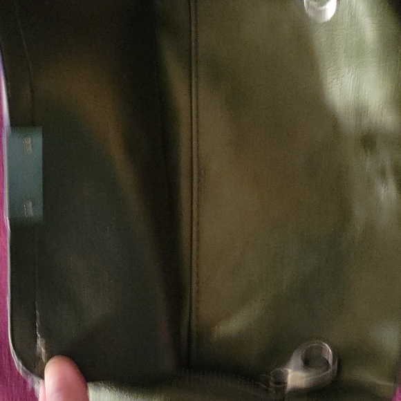 Dark green with brown straps. - Picture 2 of 5